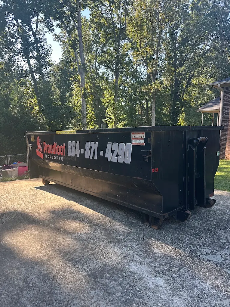 Proudfoot Rolloffs 20-yard roll-off dumpster