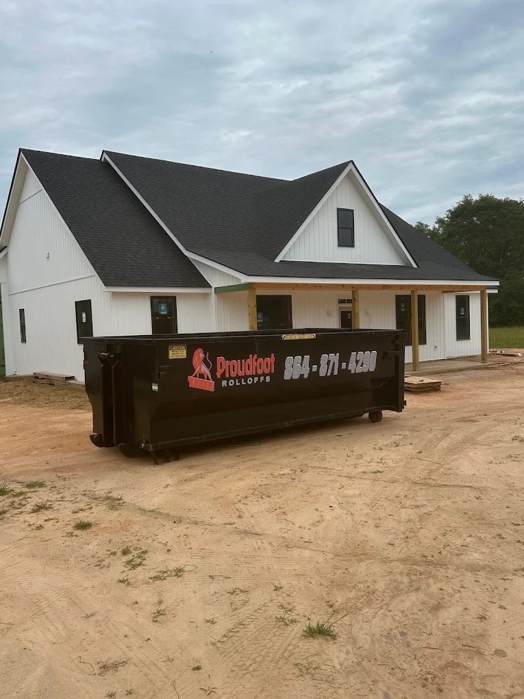 Proudfoot Rolloffs roll-off dumpster serving Newberry, Newberry County, SC