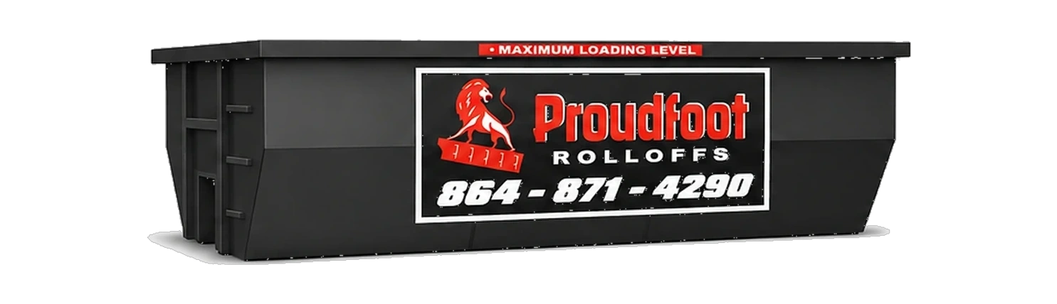 Proudfoot Rolloffs 15-yard roll-off dumpster